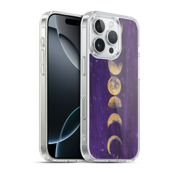 Mai Autumn Space And Sky Moon Phases Soft Gel Case for Apple iPhone 16 Pro & MagSafe