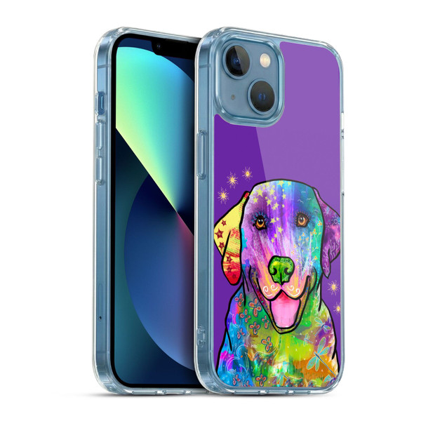 Duirwaigh Animals Golden Retriever Dog Soft Gel Case for Apple iPhone 13 Mini & MagSafe