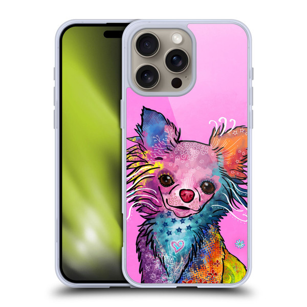 Duirwaigh Animals Chihuahua Dog Soft Gel Case for Apple iPhone 16 Pro Max