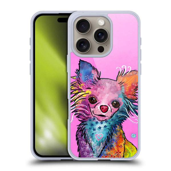 Duirwaigh Animals Chihuahua Dog Soft Gel Case for Apple iPhone 16 Pro