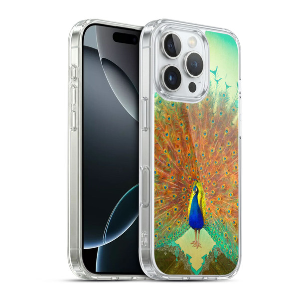 Duirwaigh Animals Peacock Soft Gel Case for Apple iPhone 16 Pro & MagSafe