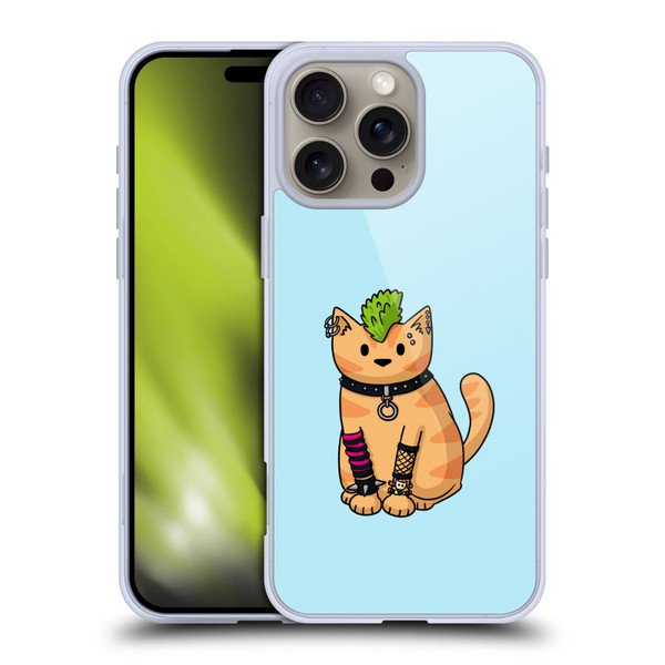 Beth Wilson Doodlecats Punk 2 Soft Gel Case for Apple iPhone 16 Pro Max
