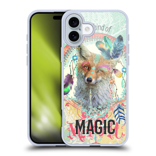 Duirwaigh Boho Animals Fox Soft Gel Case for Apple iPhone 16 Plus