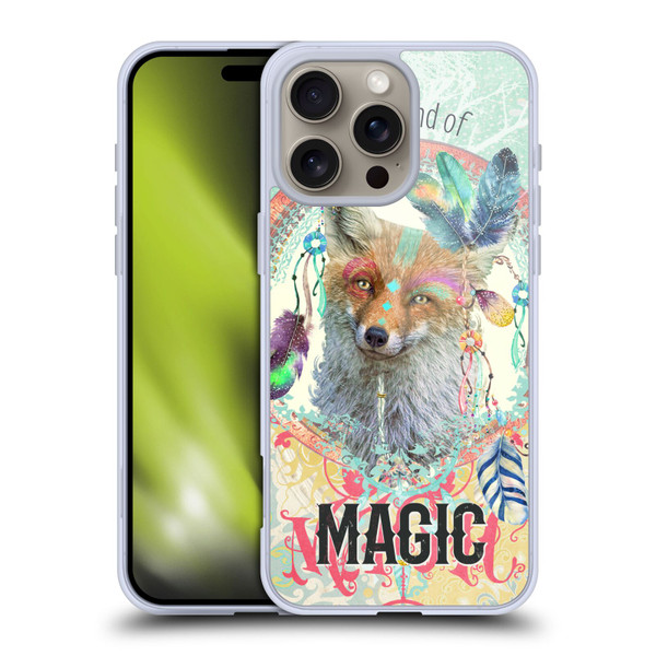 Duirwaigh Boho Animals Fox Soft Gel Case for Apple iPhone 16 Pro Max & MagSafe