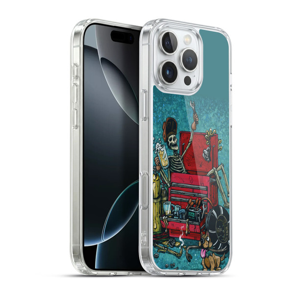 David Lozeau Colourful Art Garage Soft Gel Case for Apple iPhone 16 Pro Max & MagSafe