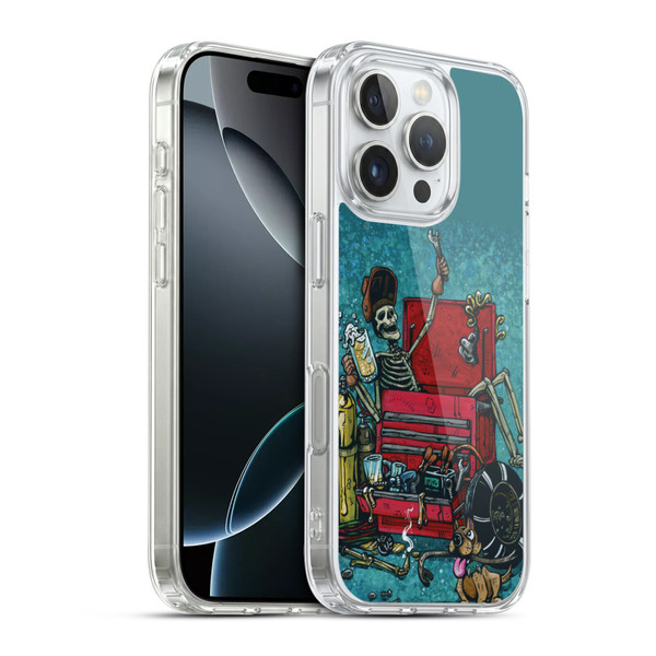 David Lozeau Colourful Art Garage Soft Gel Case for Apple iPhone 16 Pro & MagSafe