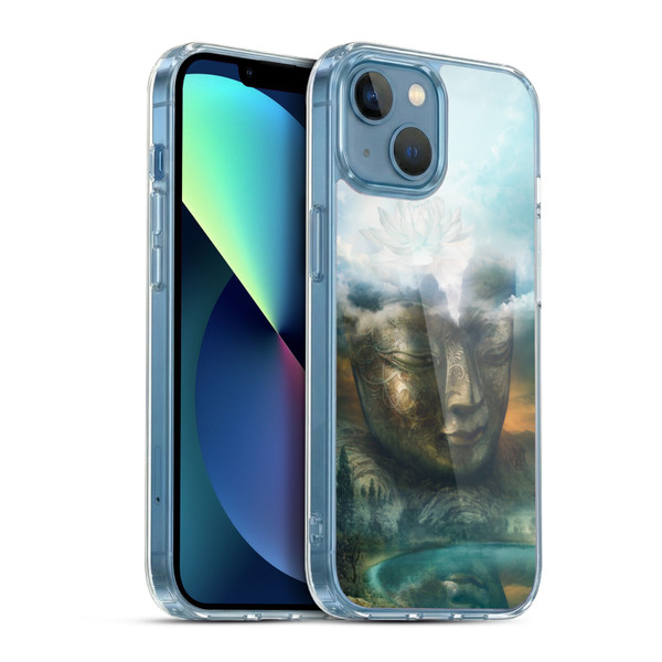 Duirwaigh God Buddha Soft Gel Case for Apple iPhone 13 Mini & MagSafe
