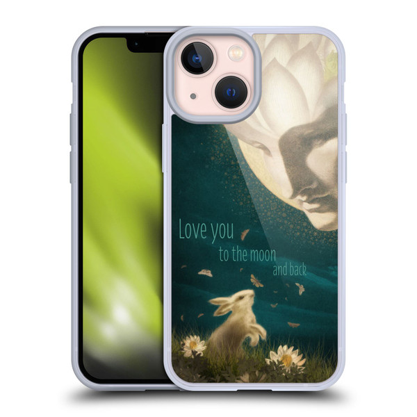 Duirwaigh God Moon Soft Gel Case for Apple iPhone 13 Mini