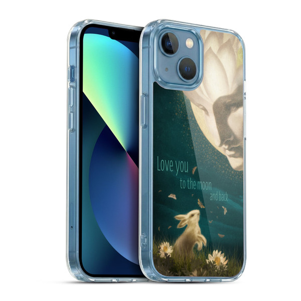 Duirwaigh God Moon Soft Gel Case for Apple iPhone 13 Mini & MagSafe