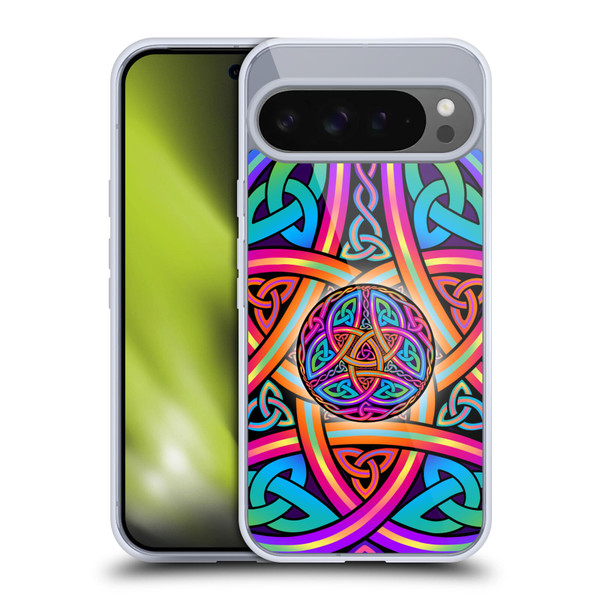 Beth Wilson Rainbow Celtic Knots Divine Soft Gel Case for Google Pixel 9 Pro XL