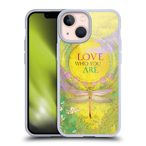 Duirwaigh Insects Dragonfly 3 Soft Gel Case for Apple iPhone 13 Mini & MagSafe