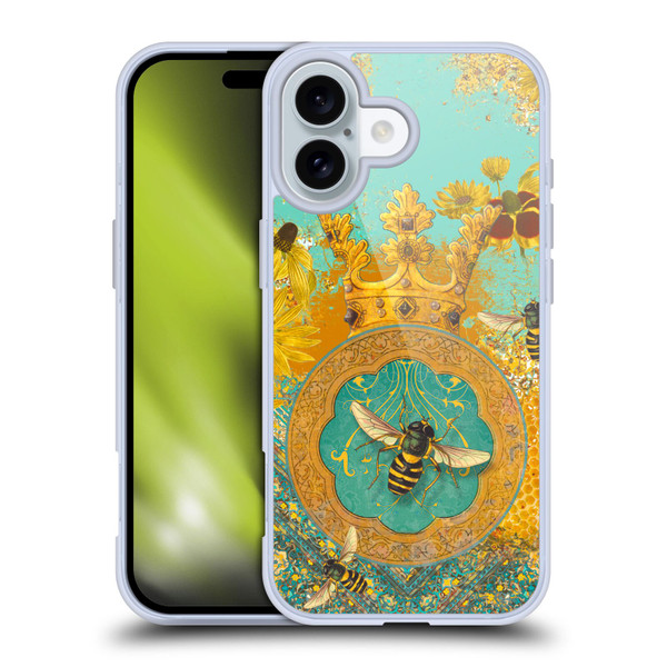 Duirwaigh Insects Bee Soft Gel Case for Apple iPhone 16 & MagSafe