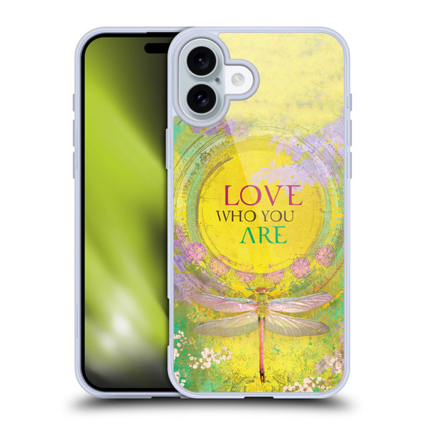 Duirwaigh Insects Dragonfly 3 Soft Gel Case for Apple iPhone 16 Plus
