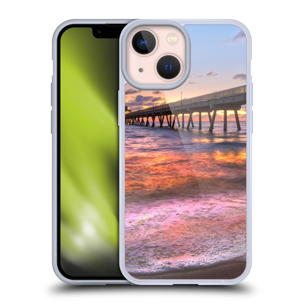 Celebrate Life Gallery Beaches Lace Soft Gel Case for Apple iPhone 13 Mini