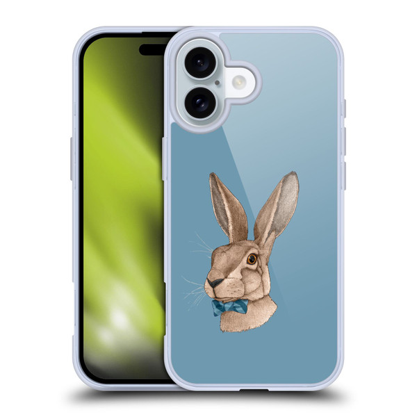 Barruf Animals Hare Soft Gel Case for Apple iPhone 16