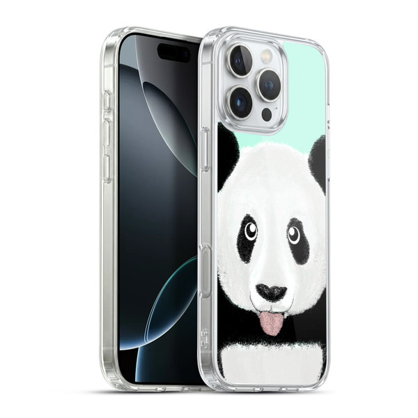 Barruf Animals The Cute Panda Soft Gel Case for Apple iPhone 16 Pro Max & MagSafe