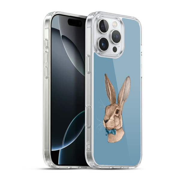 Barruf Animals Hare Soft Gel Case for Apple iPhone 16 Pro Max & MagSafe