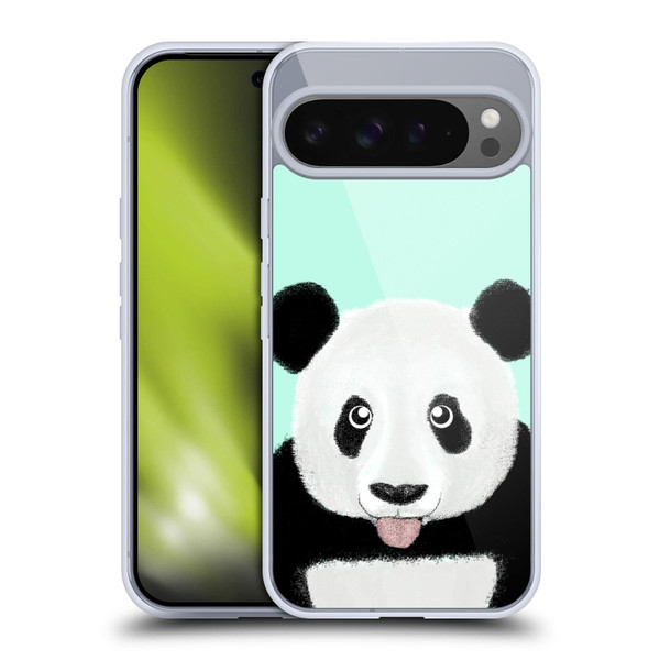 Barruf Animals The Cute Panda Soft Gel Case for Google Pixel 9 Pro XL