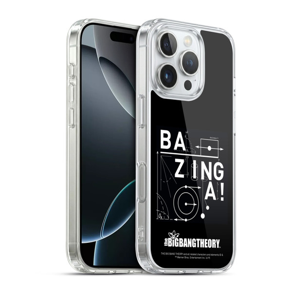 The Big Bang Theory Bazinga Physics Soft Gel Case for Apple iPhone 16 Pro & MagSafe