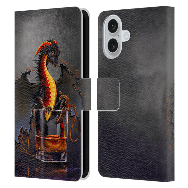 Stanley Morrison Dragons Black Pirate Drink Leather Book Wallet Case Cover For Apple iPhone 16