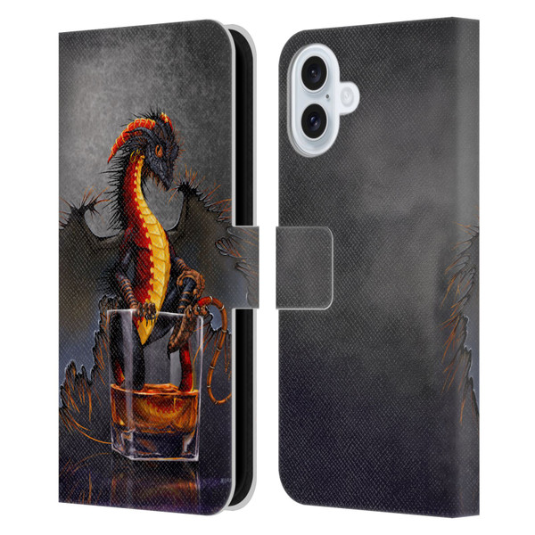 Stanley Morrison Dragons Black Pirate Drink Leather Book Wallet Case Cover For Apple iPhone 16 Plus