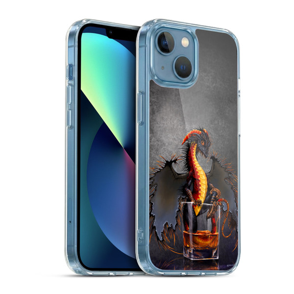 Stanley Morrison Dragons Black Pirate Drink Soft Gel Case for Apple iPhone 13 Mini & MagSafe