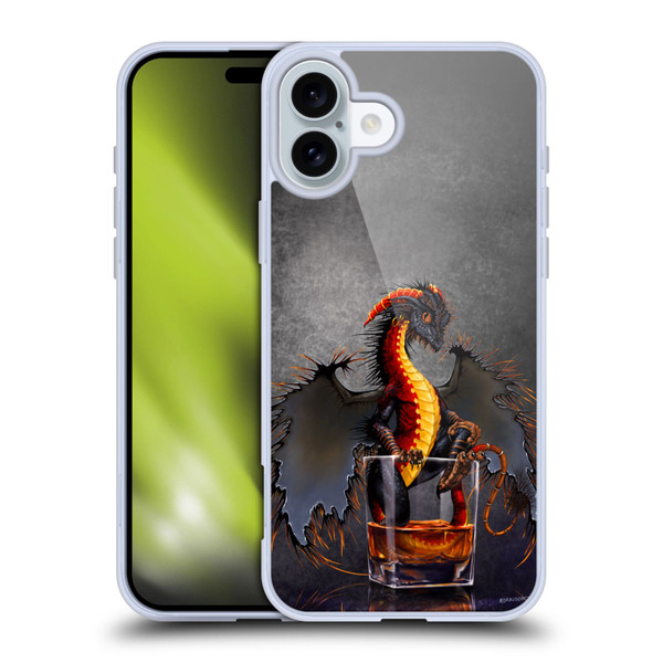 Stanley Morrison Dragons Black Pirate Drink Soft Gel Case for Apple iPhone 16 Plus