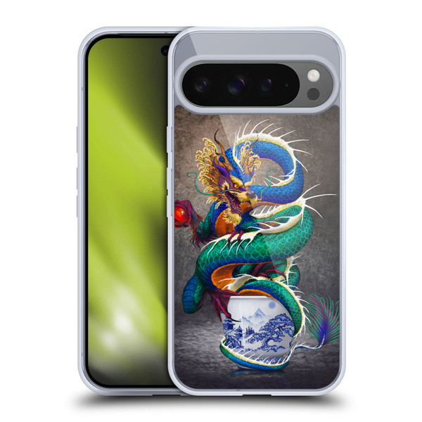 Stanley Morrison Dragons Asian Sake Drink Soft Gel Case for Google Pixel 9 Pro XL