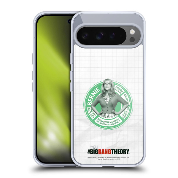 The Big Bang Theory Character Attributes Bernadette Soft Gel Case for Google Pixel 9 Pro XL