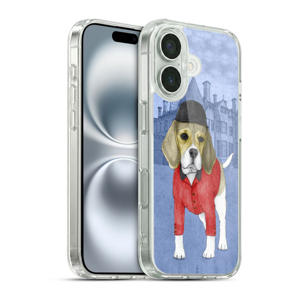 Barruf Dogs Beagle Soft Gel Case for Apple iPhone 16 & MagSafe