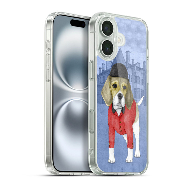 Barruf Dogs Beagle Soft Gel Case for Apple iPhone 16 Plus & MagSafe