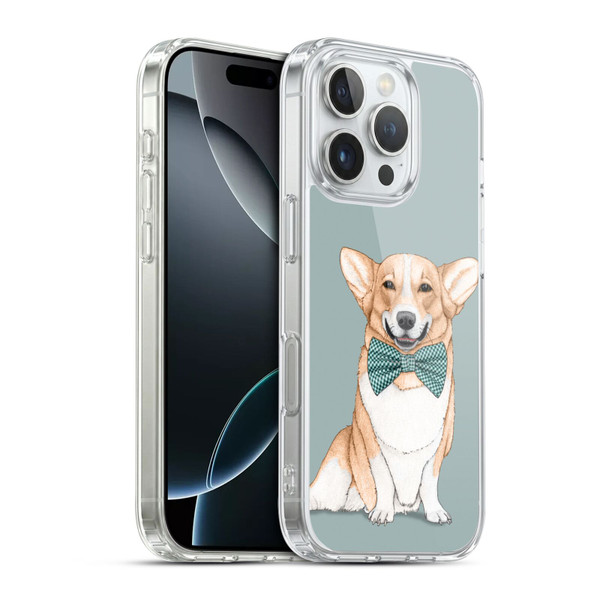 Barruf Dogs Corgi Soft Gel Case for Apple iPhone 16 Pro & MagSafe