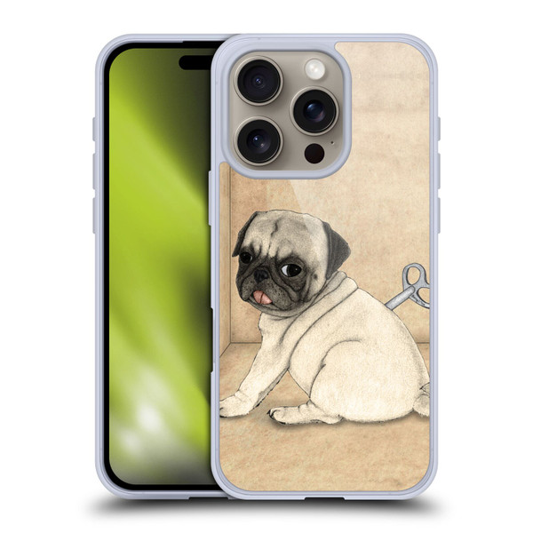 Barruf Dogs Pug Toy Soft Gel Case for Apple iPhone 16 Pro