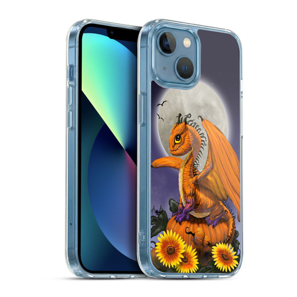 Stanley Morrison Dragons 3 Halloween Pumpkin Soft Gel Case for Apple iPhone 13 Mini & MagSafe