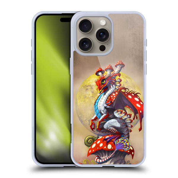 Stanley Morrison Dragons 3 Mushroom Garden Soft Gel Case for Apple iPhone 16 Pro Max