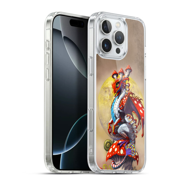 Stanley Morrison Dragons 3 Mushroom Garden Soft Gel Case for Apple iPhone 16 Pro Max & MagSafe