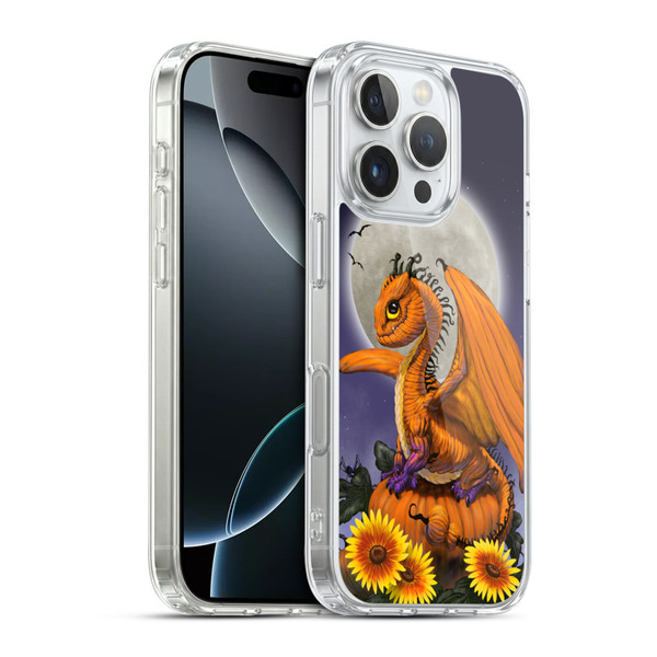 Stanley Morrison Dragons 3 Halloween Pumpkin Soft Gel Case for Apple iPhone 16 Pro & MagSafe
