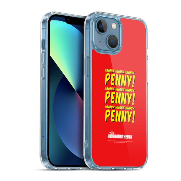 The Big Bang Theory Iconic Sheldon Knock Soft Gel Case for Apple iPhone 13 Mini & MagSafe