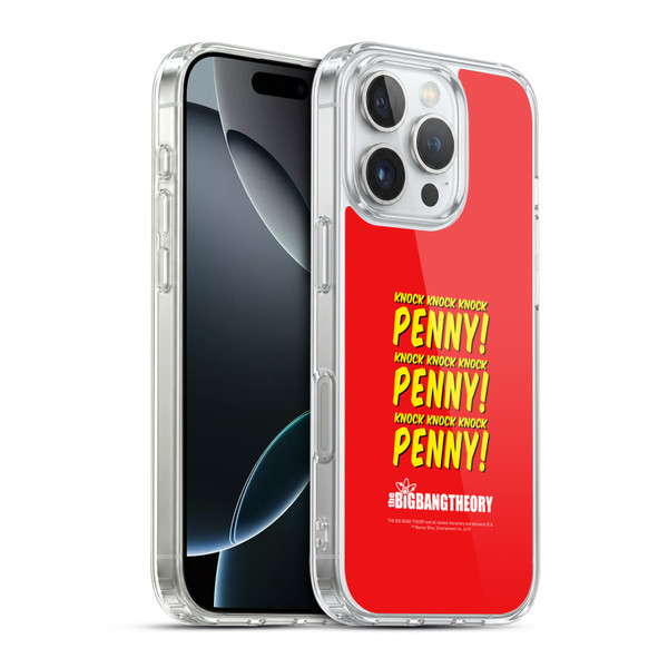 The Big Bang Theory Iconic Sheldon Knock Soft Gel Case for Apple iPhone 16 Pro & MagSafe
