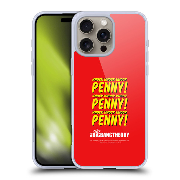 The Big Bang Theory Iconic Sheldon Knock Soft Gel Case for Apple iPhone 16 Pro Max