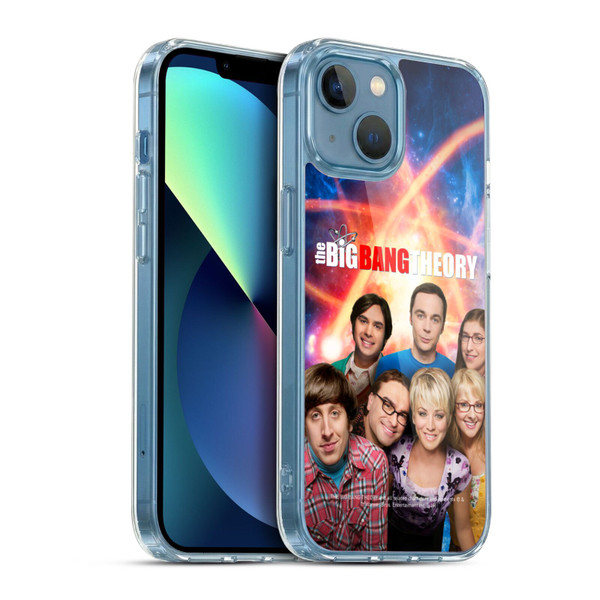 The Big Bang Theory Key Art Season 8 Soft Gel Case for Apple iPhone 13 Mini & MagSafe