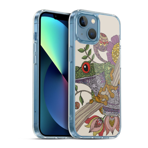 Valentina Animals And Floral Frog Soft Gel Case for Apple iPhone 13 Mini & MagSafe
