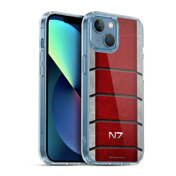 EA Bioware Mass Effect Graphics N7 Logo Armor Soft Gel Case for Apple iPhone 13 Mini & MagSafe