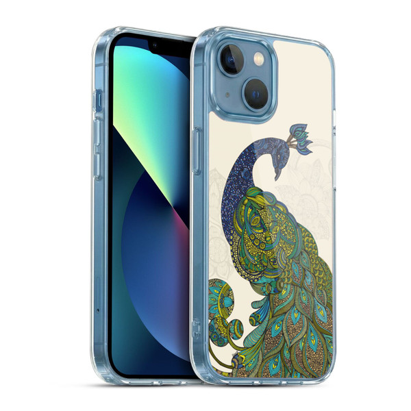 Valentina Birds Peacock Tail Soft Gel Case for Apple iPhone 13 Mini & MagSafe