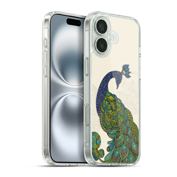 Valentina Birds Peacock Tail Soft Gel Case for Apple iPhone 16 Plus & MagSafe