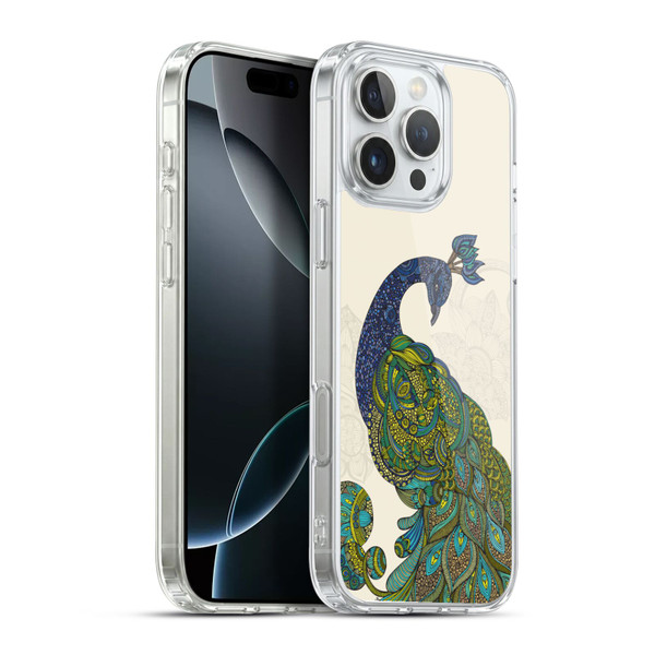 Valentina Birds Peacock Tail Soft Gel Case for Apple iPhone 16 Pro Max & MagSafe
