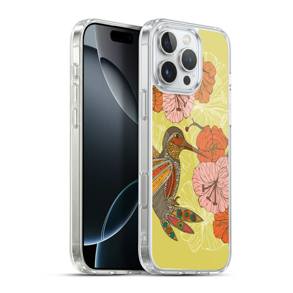 Valentina Birds Hummingbird Flower Soft Gel Case for Apple iPhone 16 Pro Max & MagSafe