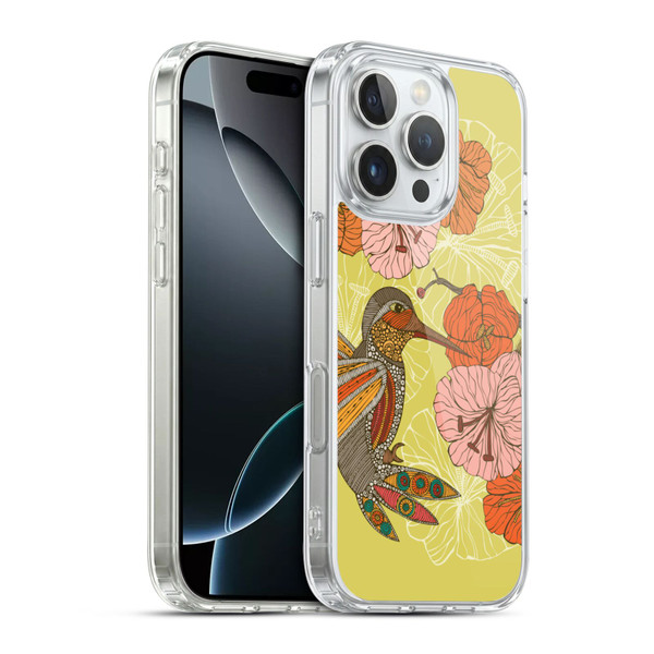 Valentina Birds Hummingbird Flower Soft Gel Case for Apple iPhone 16 Pro & MagSafe