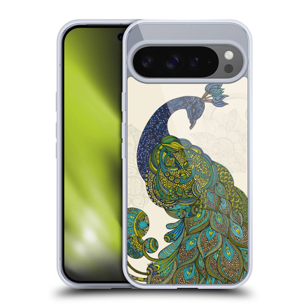 Valentina Birds Peacock Tail Soft Gel Case for Google Pixel 9 Pro XL
