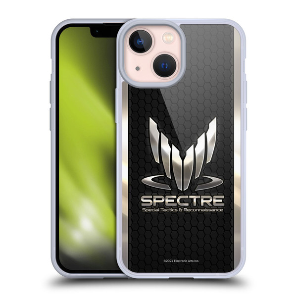 EA Bioware Mass Effect 3 Badges And Logos Spectre Soft Gel Case for Apple iPhone 13 Mini
